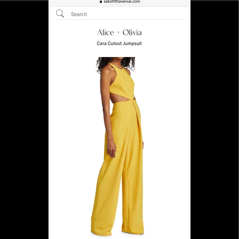 Alice and Olivia Jumpsuit new with tags never used